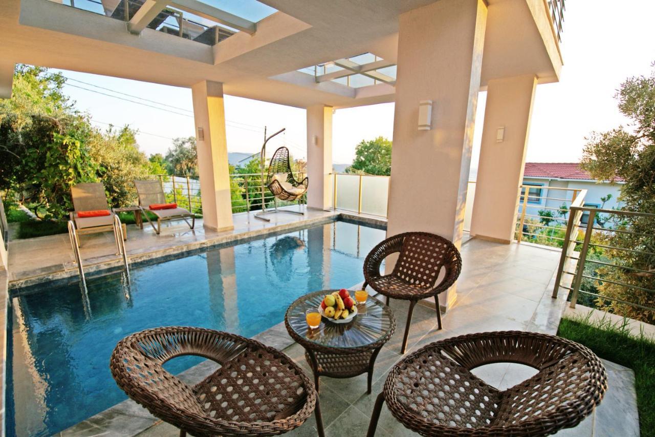 Villa With A Private Heated Pool, Jacuzzi, Overlooking Spectacular Views Of The Sea Каш Экстерьер фото