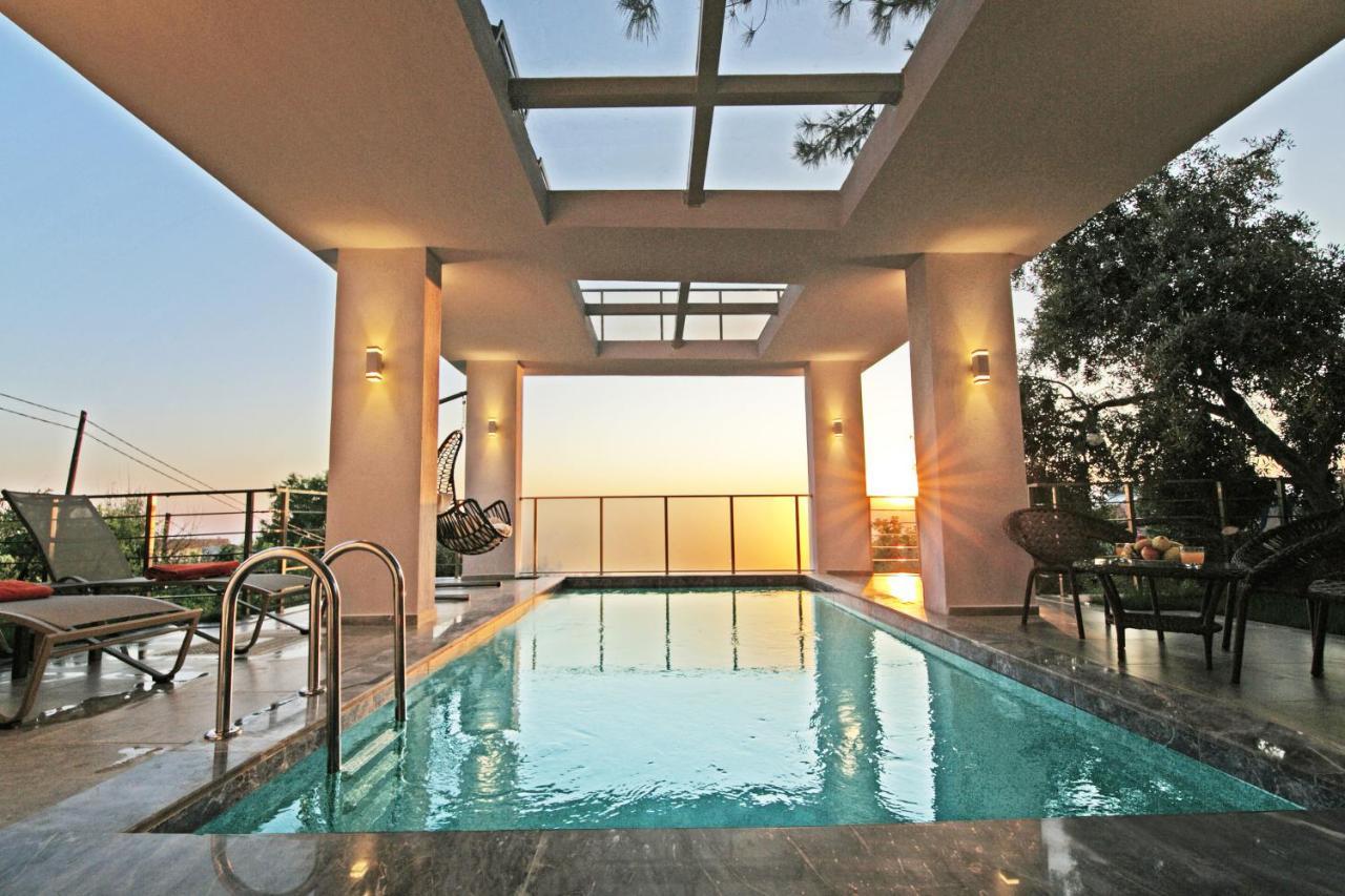Villa With A Private Heated Pool, Jacuzzi, Overlooking Spectacular Views Of The Sea Каш Экстерьер фото