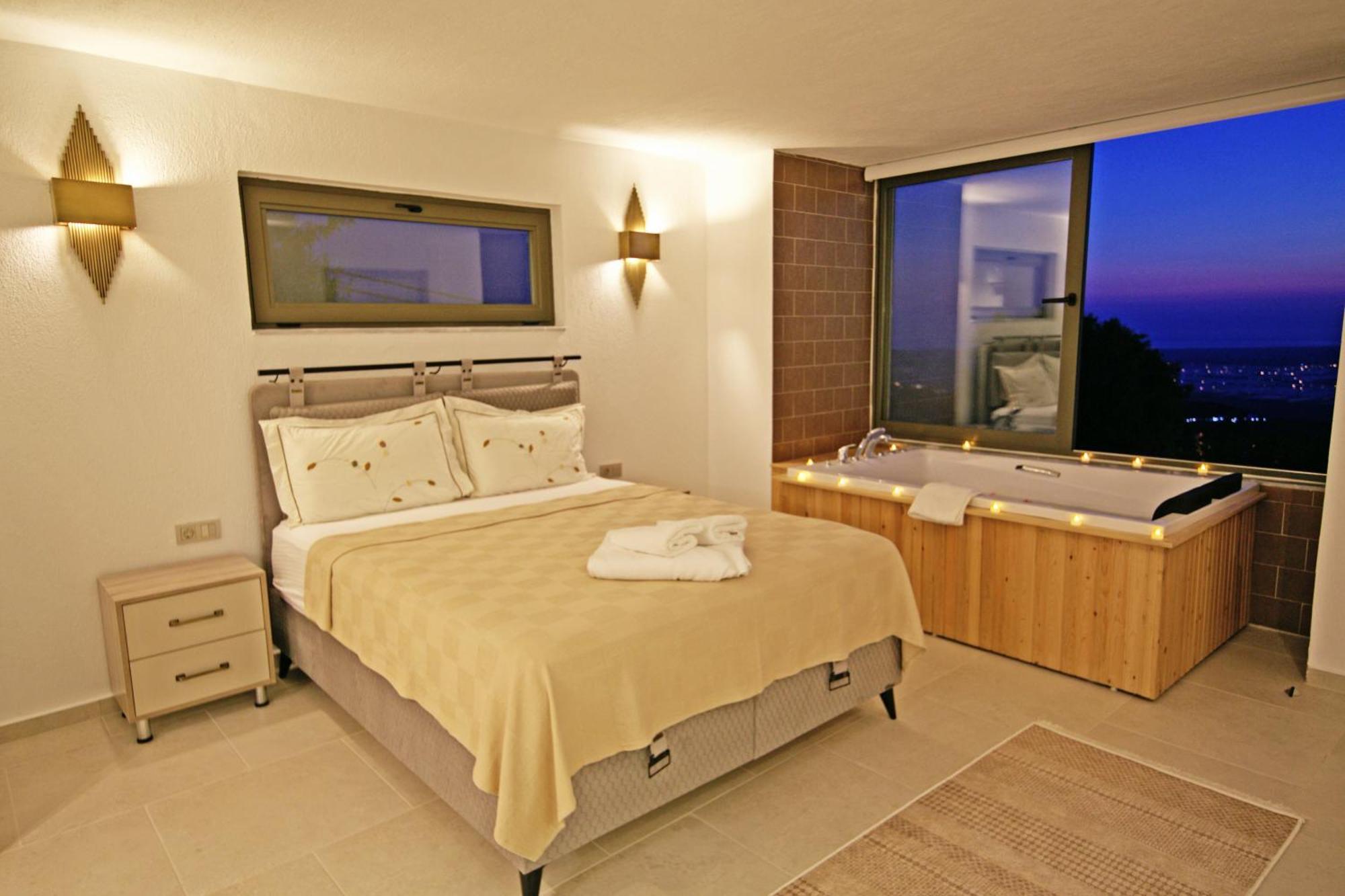 Villa With A Private Heated Pool, Jacuzzi, Overlooking Spectacular Views Of The Sea Каш Экстерьер фото